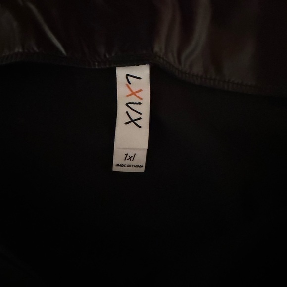 𝅺WOMEN'S Plus Size Faux Black Leather Mini Skirt - Picture 10 of 10